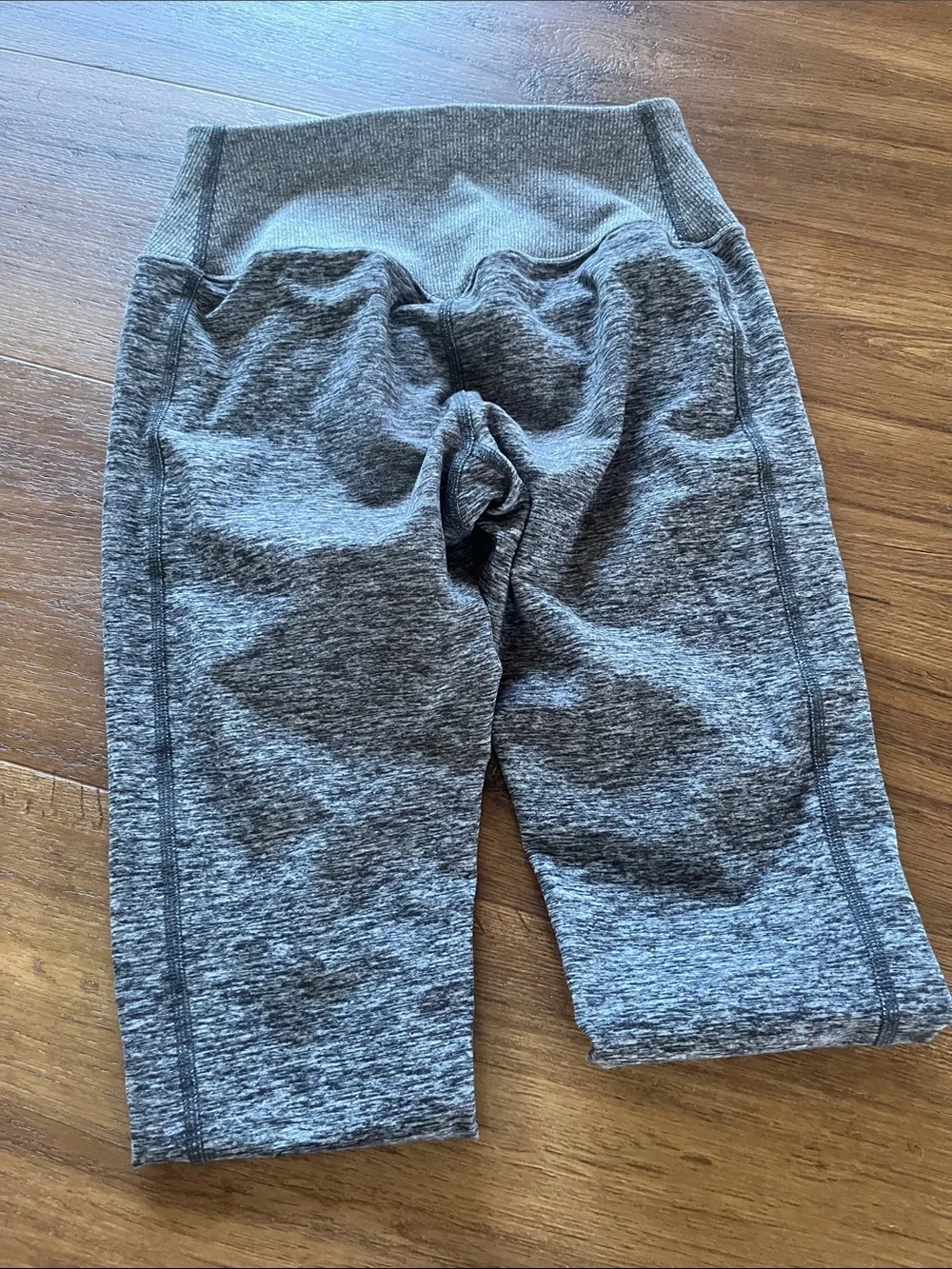 ALO Yoga Kids Heather Gray Seamless Leggings